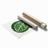 Romanticism Art Print: Maranta Illustris Leaf - Botanical Wall Art