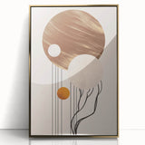 Canvas Art for Dining Area - Contemporary Geometric Wall Decor