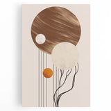 Canvas Art for Dining Area - Contemporary Geometric Wall Decor