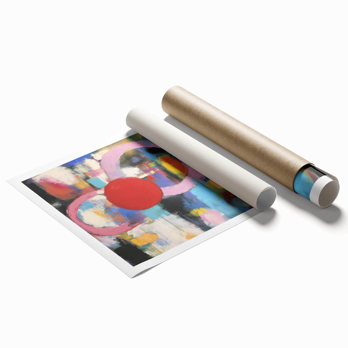 Colorful Abstract Wall Art – Large Modern Canvas for Living Room