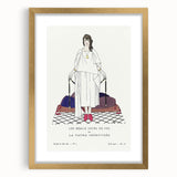 Elegant Art Deco Wall Art - Les Beaux Jours de Fez Fashion Print