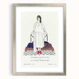 Elegant Art Deco Wall Art - Les Beaux Jours de Fez Fashion Print