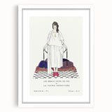 Elegant Art Deco Wall Art - Les Beaux Jours de Fez Fashion Print