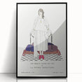 Elegant Art Deco Wall Art - Les Beaux Jours de Fez Fashion Print