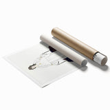 Elegant Art Deco Wall Art - Les Beaux Jours de Fez Fashion Print