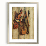 Baroque and Rococo Wall Art | Antique Musical Instruments Still Life