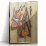 Baroque and Rococo Wall Art | Antique Musical Instruments Still Life