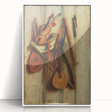 Baroque and Rococo Wall Art | Antique Musical Instruments Still Life