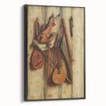 Baroque and Rococo Wall Art | Antique Musical Instruments Still Life