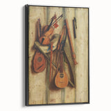 Baroque and Rococo Wall Art | Antique Musical Instruments Still Life