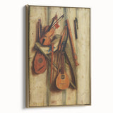 Baroque and Rococo Wall Art | Antique Musical Instruments Still Life