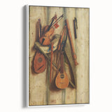Baroque and Rococo Wall Art | Antique Musical Instruments Still Life