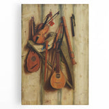 Baroque and Rococo Wall Art | Antique Musical Instruments Still Life