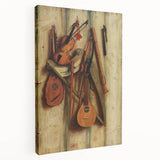 Baroque and Rococo Wall Art | Antique Musical Instruments Still Life