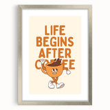 Extra large abstract art print in textured silver frame, featuring muted earth tones, ideal for living room decor.