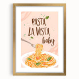 Extra large abstract art print featuring textured swirls in muted gold and white, framed with a gold mat.