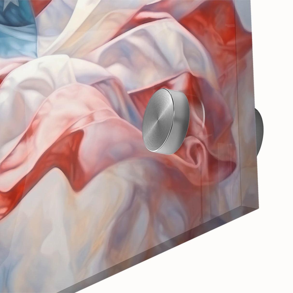 Waving American Flag - Independence Day Wall Art for Patriotic Decor