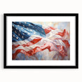 Waving American Flag - Independence Day Wall Art for Patriotic Decor