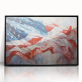 Waving American Flag - Independence Day Wall Art for Patriotic Decor