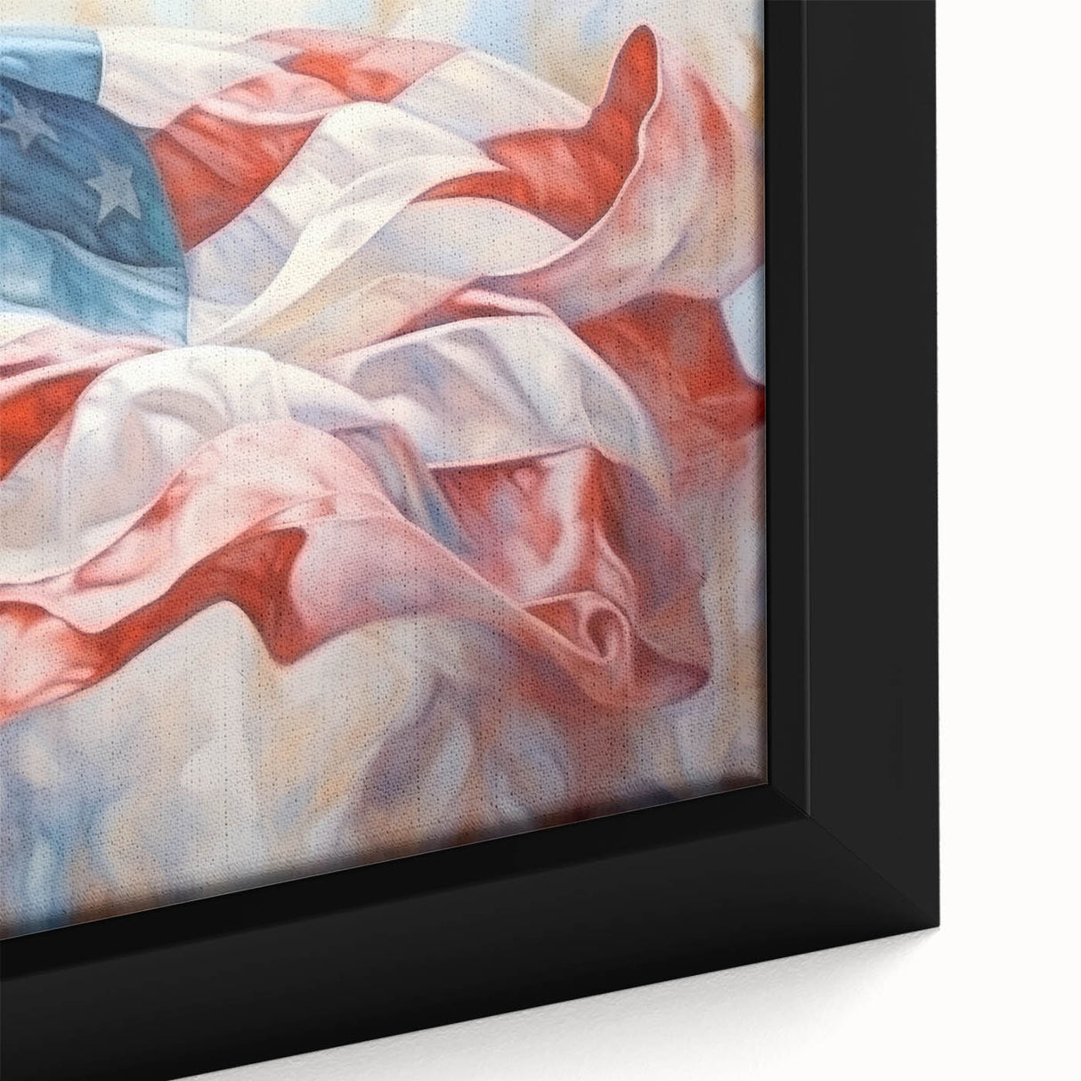 Waving American Flag - Independence Day Wall Art for Patriotic Decor
