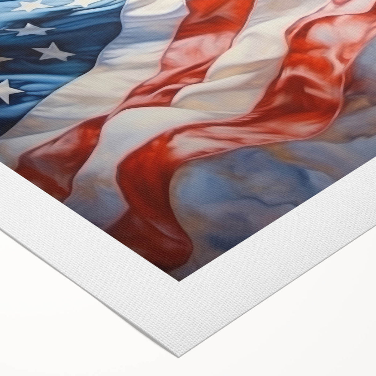 Waving American Flag - Independence Day Wall Art for Patriotic Decor