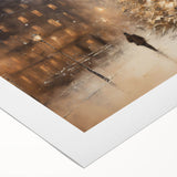 Glowing Christmas Tree in the City – Christmas Wall Hangings