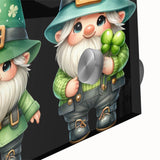St. Patrick’s Day Gnome Trio - Irish Leprechaun Wall Art