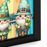 St. Patrick’s Day Gnome Trio - Irish Leprechaun Wall Art