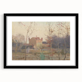 Autumn at the Edge of a City - Tranquil Landscape by László Mednyánszky