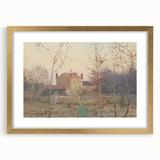 Autumn at the Edge of a City - Tranquil Landscape by László Mednyánszky