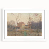 Autumn at the Edge of a City - Tranquil Landscape by László Mednyánszky