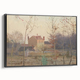 Autumn at the Edge of a City - Tranquil Landscape by László Mednyánszky