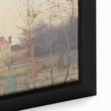 Autumn at the Edge of a City - Tranquil Landscape by László Mednyánszky