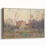 Autumn at the Edge of a City - Tranquil Landscape by László Mednyánszky