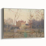 Autumn at the Edge of a City - Tranquil Landscape by László Mednyánszky