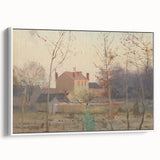 Autumn at the Edge of a City - Tranquil Landscape by László Mednyánszky