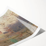 Autumn at the Edge of a City - Tranquil Landscape by László Mednyánszky