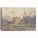 Autumn at the Edge of a City - Tranquil Landscape by László Mednyánszky