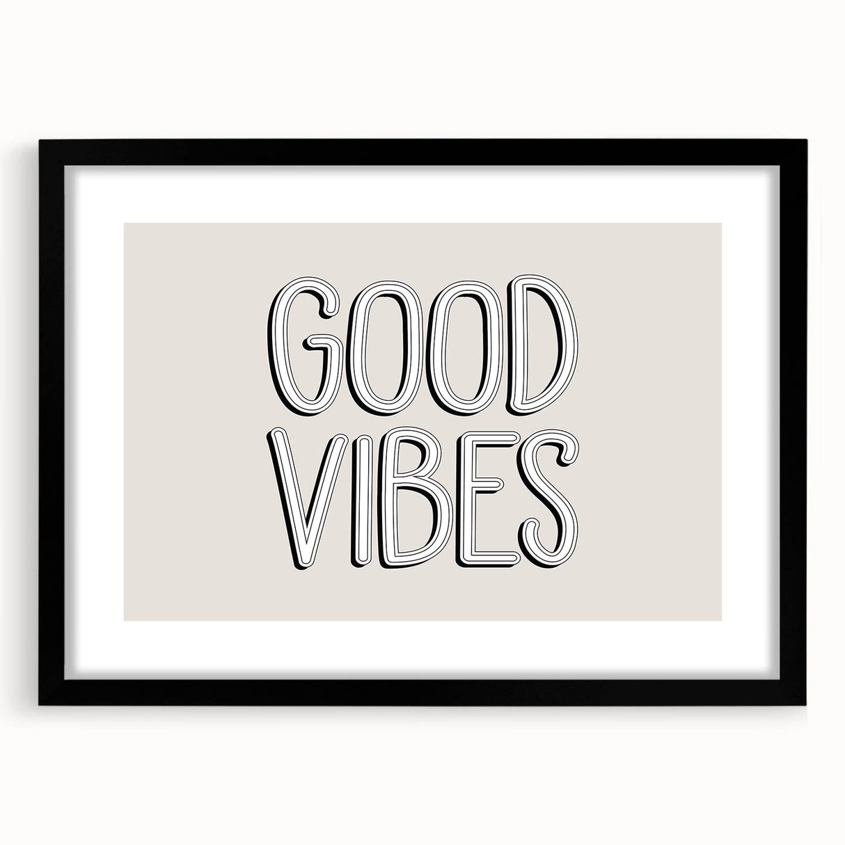 Good Vibes Boys Room Wall Art – Kids Wall Art Prints for Playroom