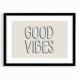 Good Vibes Boys Room Wall Art – Kids Wall Art Prints for Playroom