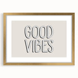 Good Vibes Boys Room Wall Art – Kids Wall Art Prints for Playroom
