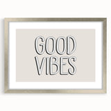 Good Vibes Boys Room Wall Art – Kids Wall Art Prints for Playroom