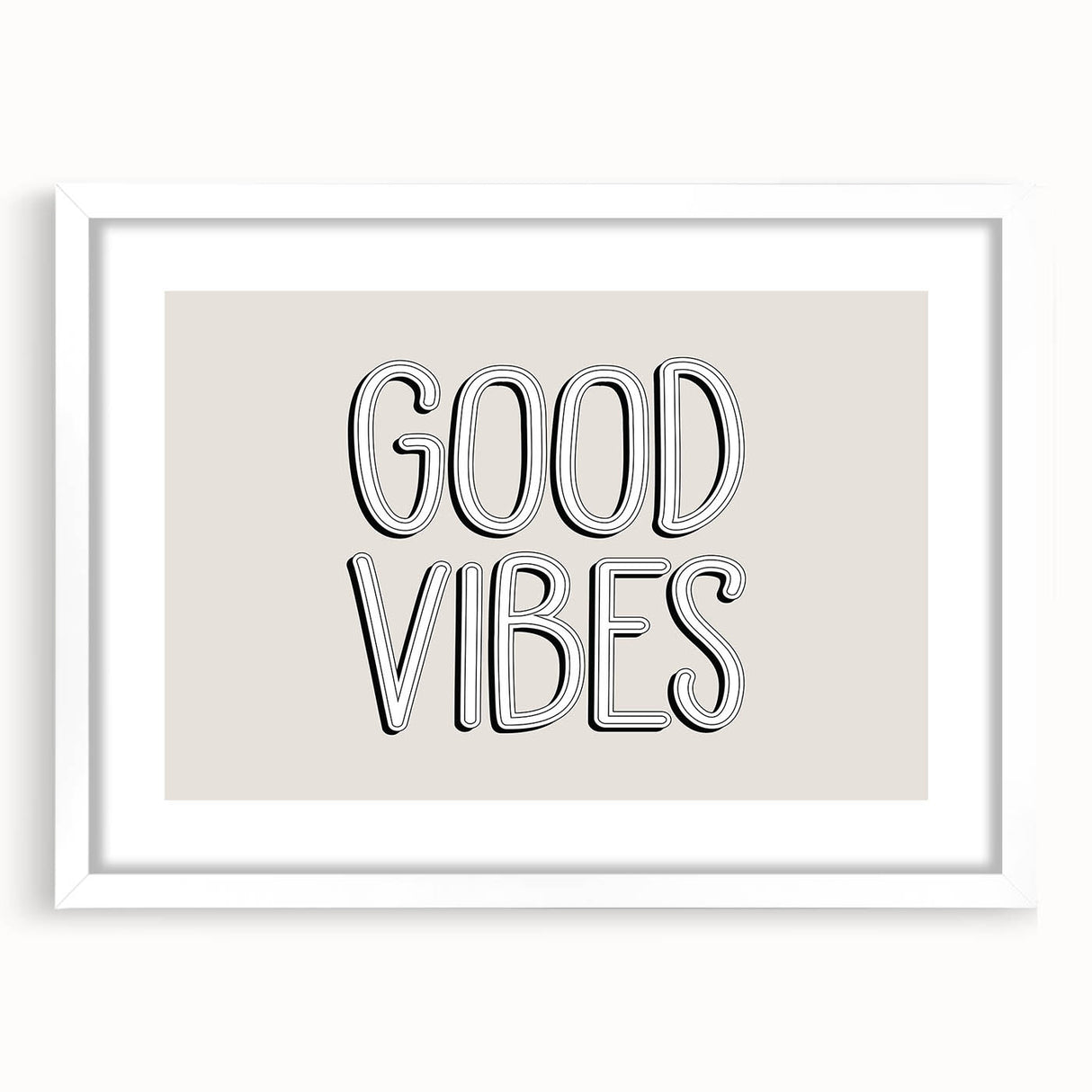 Good Vibes Boys Room Wall Art – Kids Wall Art Prints for Playroom