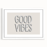 Good Vibes Boys Room Wall Art – Kids Wall Art Prints for Playroom