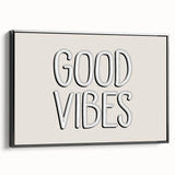Good Vibes Boys Room Wall Art – Kids Wall Art Prints for Playroom