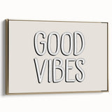 Good Vibes Boys Room Wall Art – Kids Wall Art Prints for Playroom