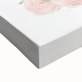 Floral Princess Bunny Girls Room Wall Art – Nursery Print