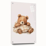 Sleeping Teddy Bear Nursery Wall Art – Baby Room Decor Prints
