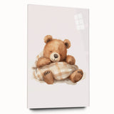 Sleeping Teddy Bear Nursery Wall Art – Baby Room Decor Prints