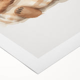 Sleeping Teddy Bear Nursery Wall Art – Baby Room Decor Prints